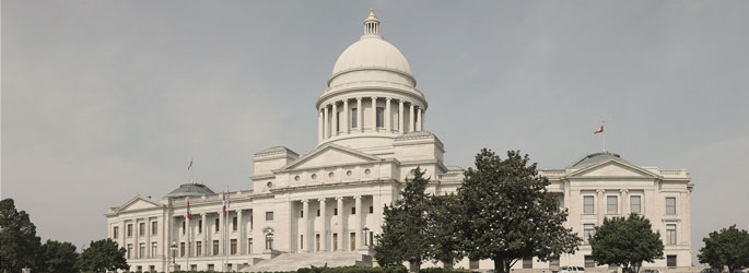 Arkansas State Capitol in Little Rock, AR