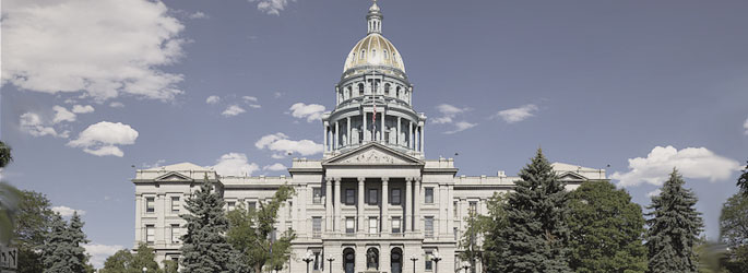 Colorado State Capitol in Denver, CO