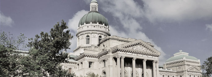Indiana State Capitol in Indianapolis, IN