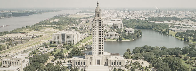 Louisiana State Capitol in Baton Rouge, LA