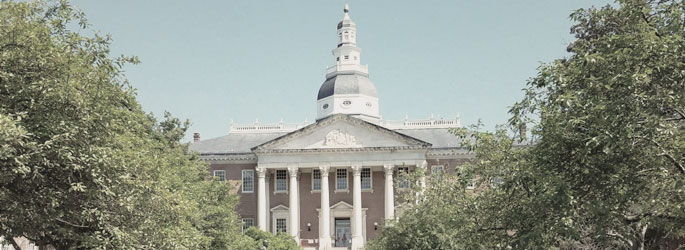 Maryland State Capitol in Annapolis, MD