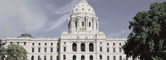Minnesota State Capitol in Saint Paul, MN