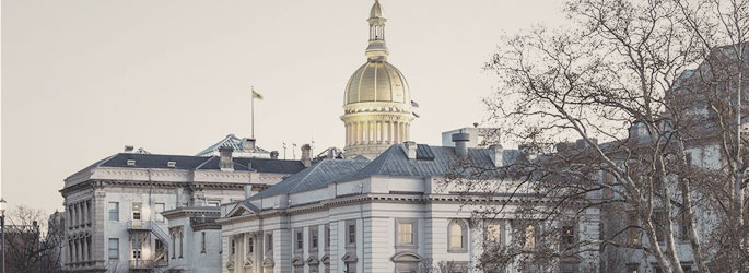 New Jersey State Capitol in Trenton, NJ