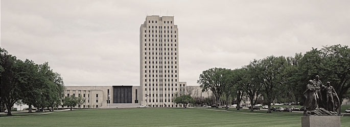 North Dakota State Capitol in Bismarck, ND