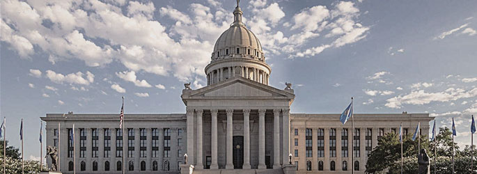 Oklahoma State Capitol in Oklahoma City, OK