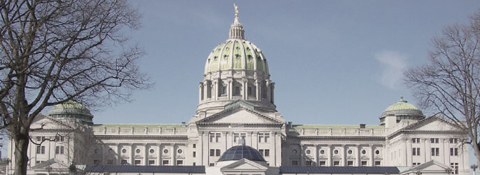 Pennsylvania State Capitol in Harrisburg, PA