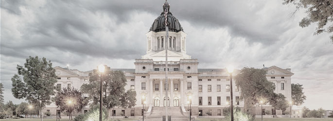 South Dakota State Capitol in Pierre, SD