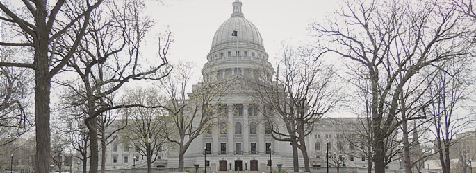 Wisconsin State Capitol in Madison, WI
